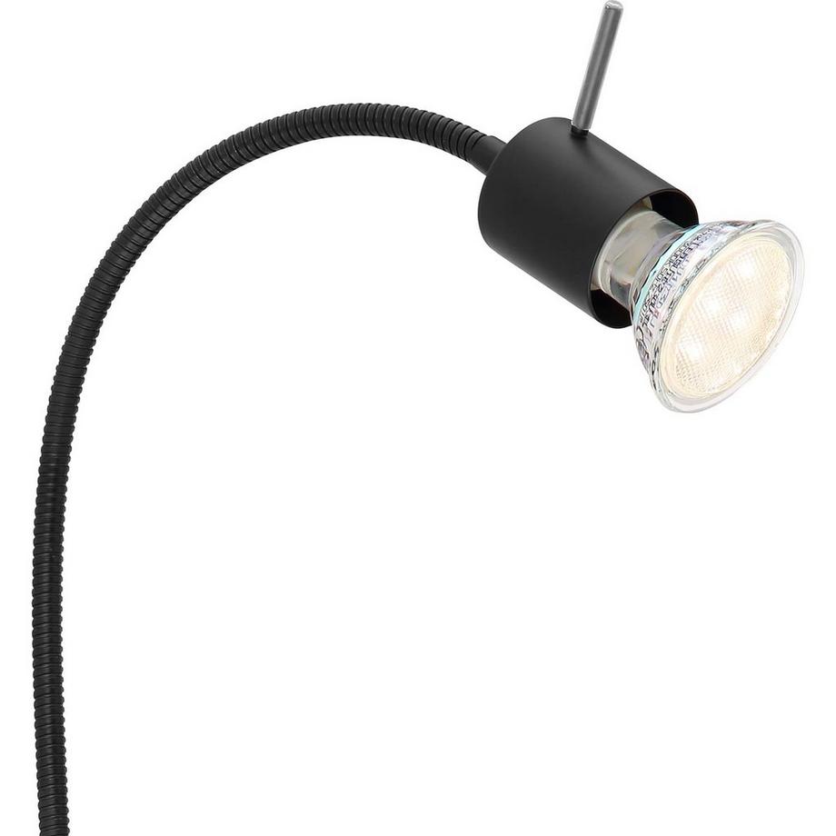 mutoni Applique Milly métal noir 1xGU10  