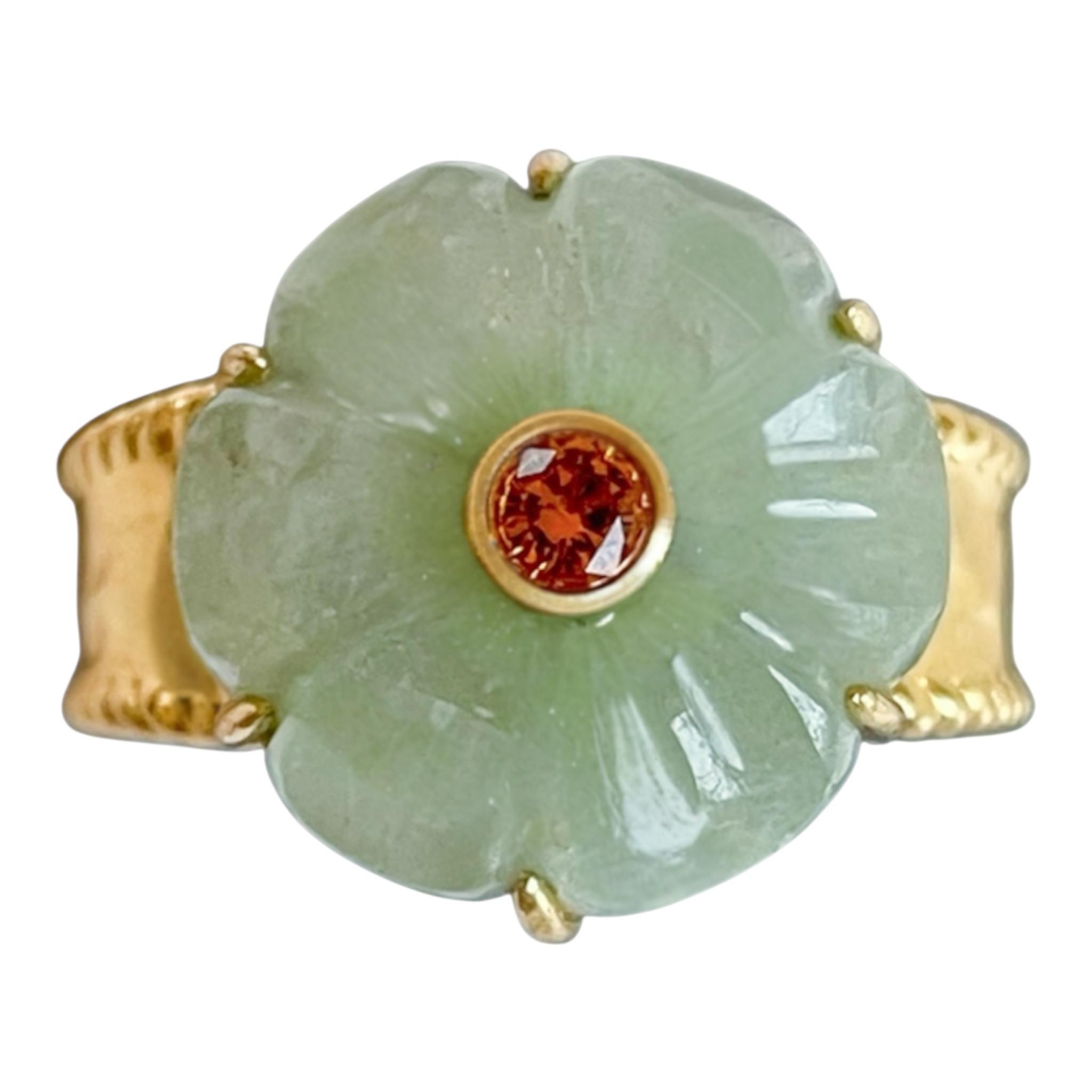 Steinkult  Ring Halbedelsteine Amazonit "Noelia" 