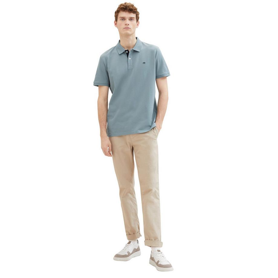 TOM TAILOR Basic Polo mit Kontrast  