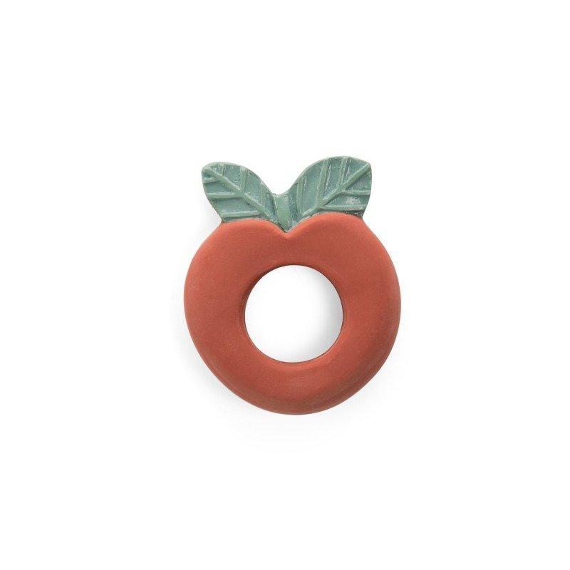 Image of Beißring Aus Naturkautschuk Apfel Pomme Des Bois Unisex Rot ONE SIZE