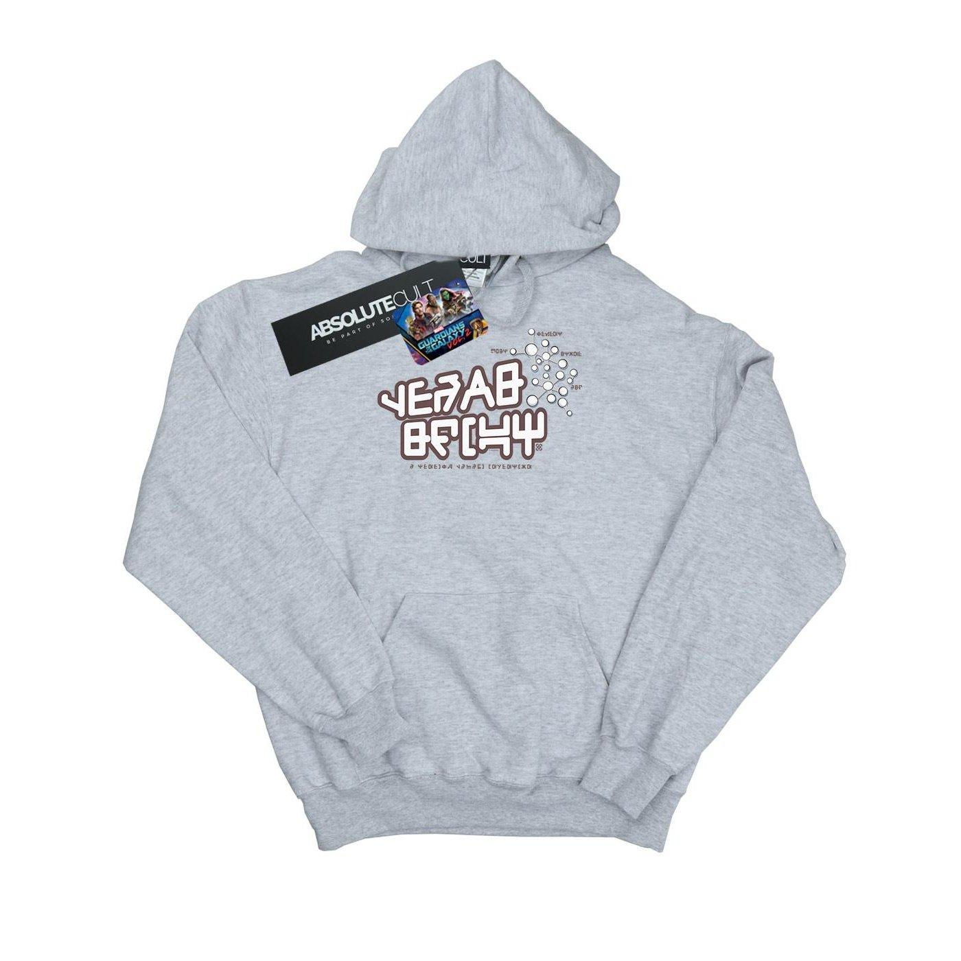 Image of Guardians Of The Galaxy Star Lord Text Kapuzenpullover Mädchen Grau 128