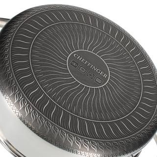 Cheffinger Poêle à Sauter Premium avec Couvercle 28cm  