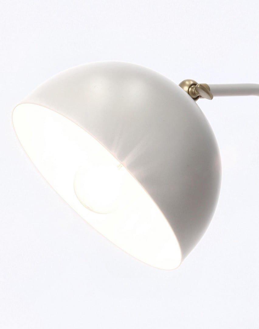 mutoni Tischlampe Glasgow weiss 32x20x41  