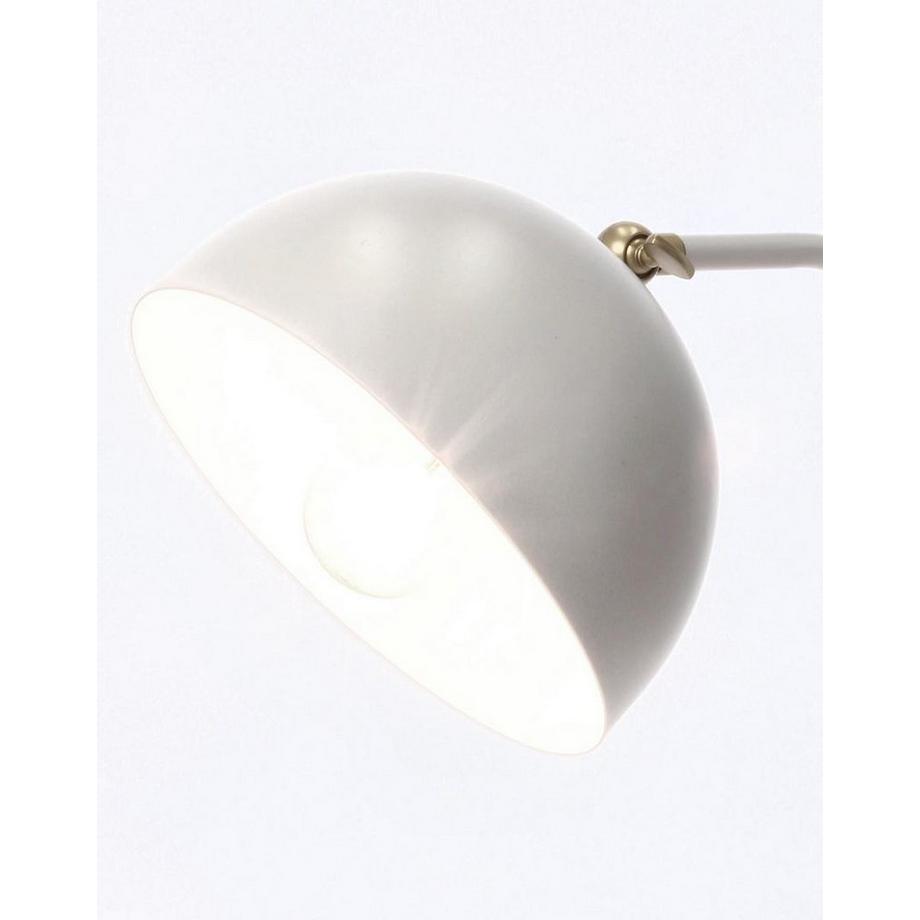 mutoni Tischlampe Glasgow weiss 32x20x41  
