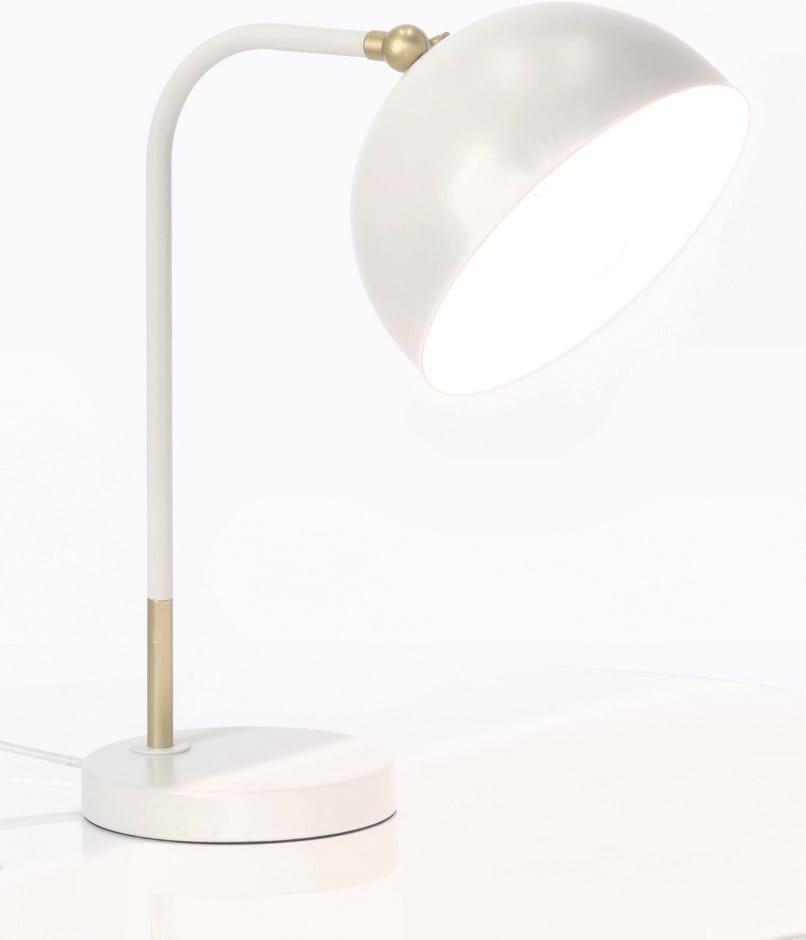 mutoni Lampe à poser Glasgow blanc 32x20x41  