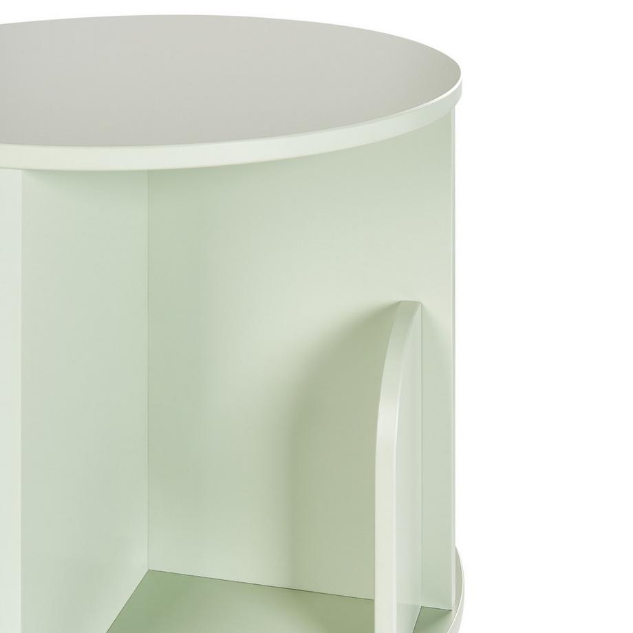 Beliani Étagère rotative en MDF  CANEY  