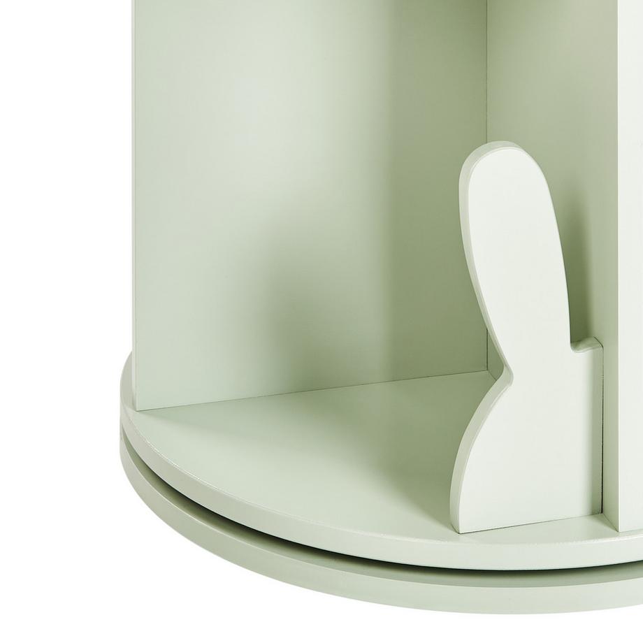 Beliani Étagère rotative en MDF  CANEY  