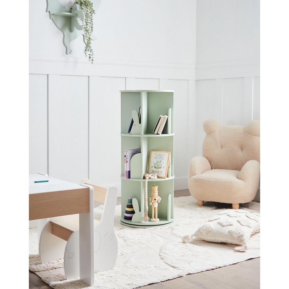 Beliani Étagère rotative en MDF  CANEY  