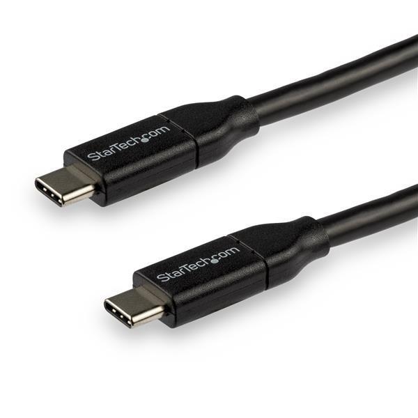 Image of StarTech.com USB-C auf USB-C Kabel mit 5A Power Delivery - StSt - 3m - USB 2.0 - USB-IF zertifiziert