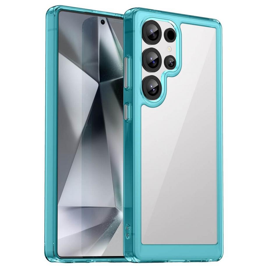 Cover-Discount  Galaxy S25 Ultra - Custodia protettiva in acrilico con bordo rialzato 