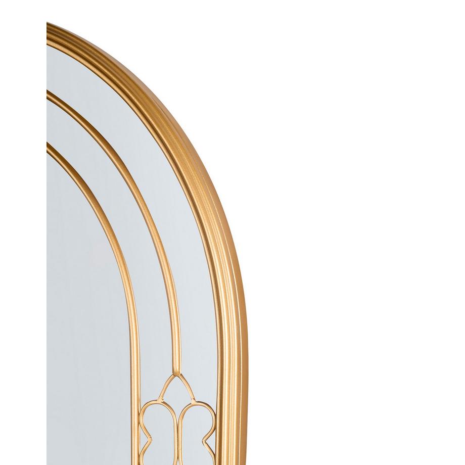 Beliani Wandspiegel aus Eisen Klassisch MAUTRE  