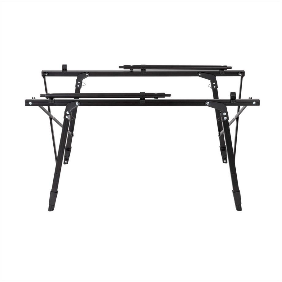 Arebos Table de camping Table à roulettes en aluminium Table pliante Outdoor  