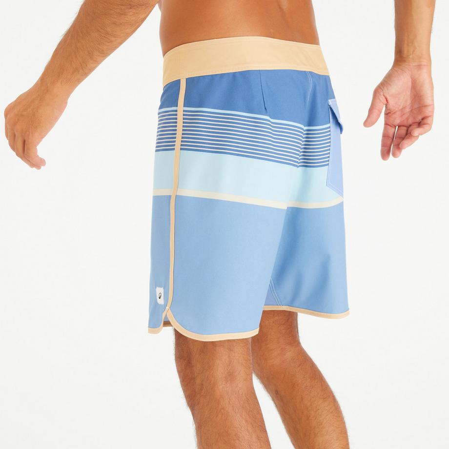OLAIAN Boardshorts Surf 500 18 Pouces Long Bleu Marine  