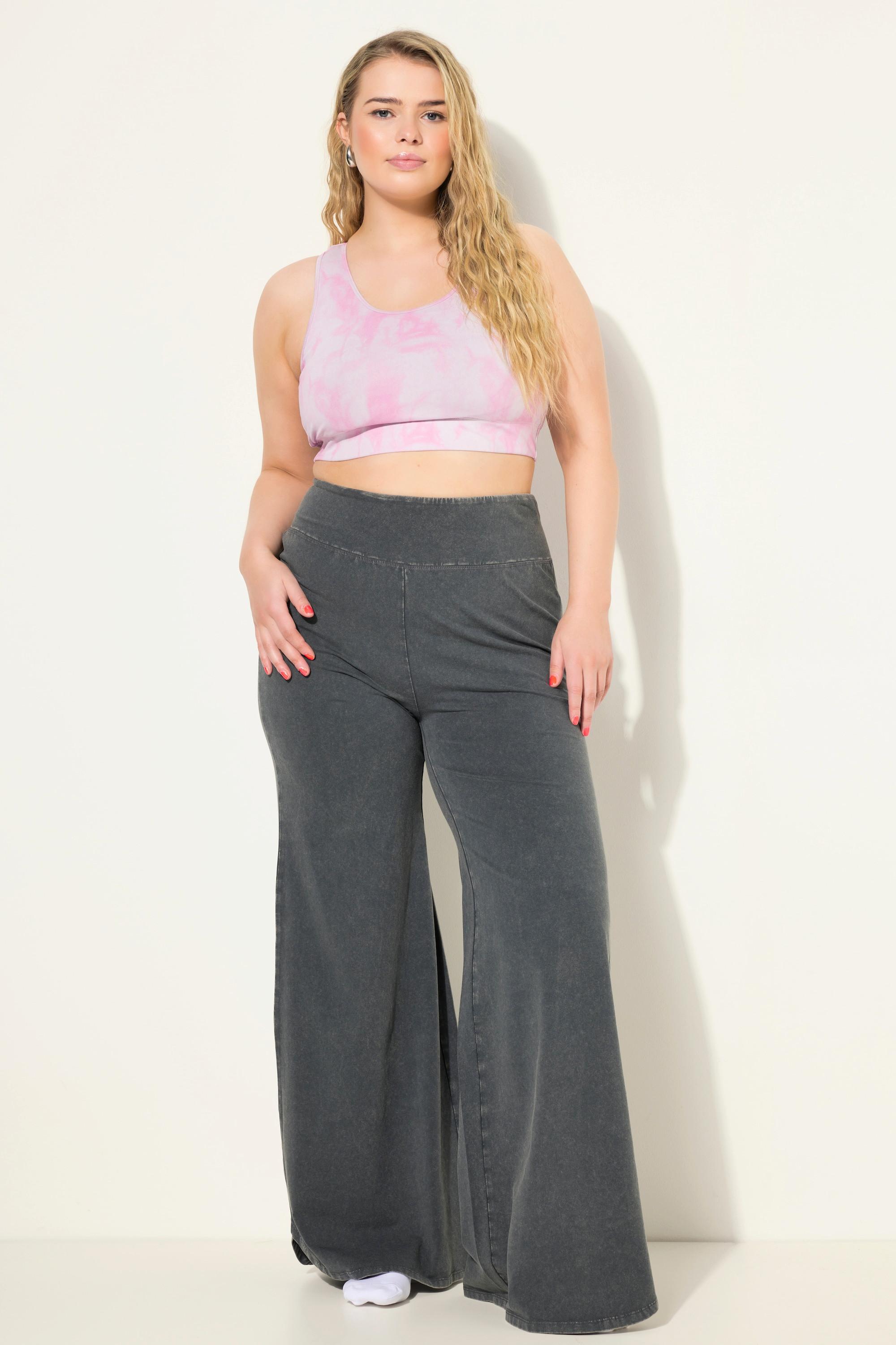 Studio Untold  Pantalon de yoga à jambes évasées et large taille élastique 