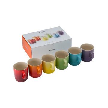 Le Creuset Becher Rainbow 350 ml - 6 Stücke