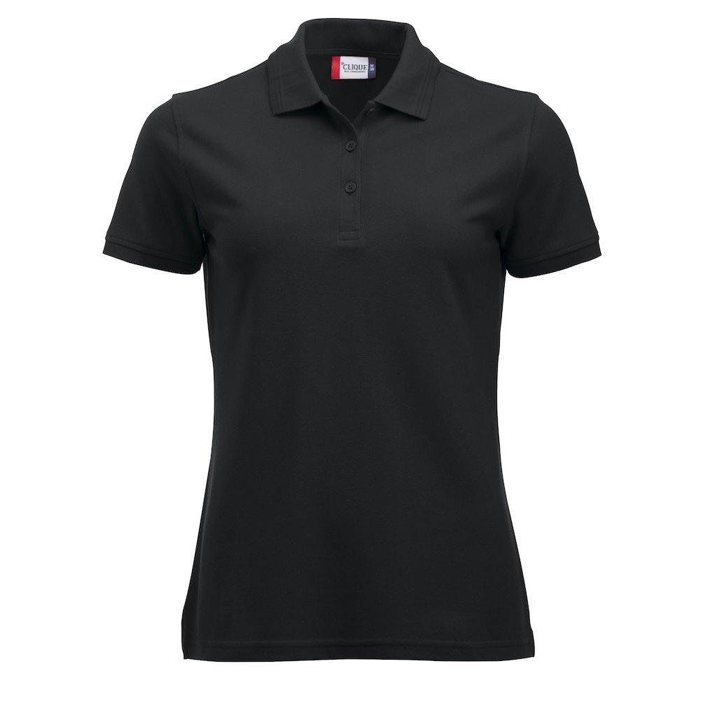 Image of Manhattan Poloshirt Damen Schwarz XL