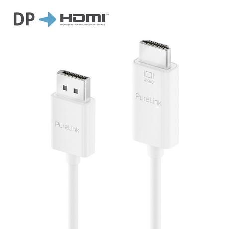 PureLink  PureLink IS2000-015 câble vidéo et adaptateur 1,5 m DisplayPort HDMI Blanc 