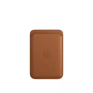 Apple Magsafe Leder Kartenetui Sattelbraun