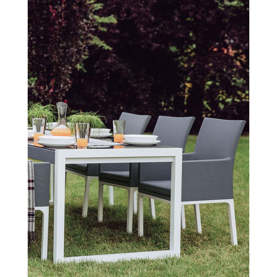 Beliani Set mit 2 Stühlen und Sitzkissen aus Stoff Industriell BACOLI  