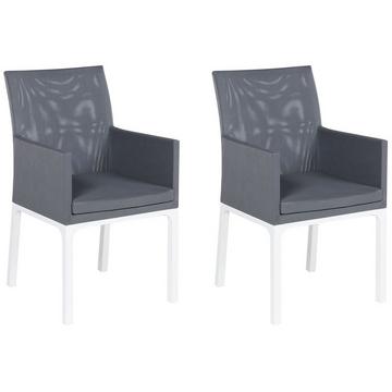 Lot de 2 chaises en Polyester Moderne BACOLI