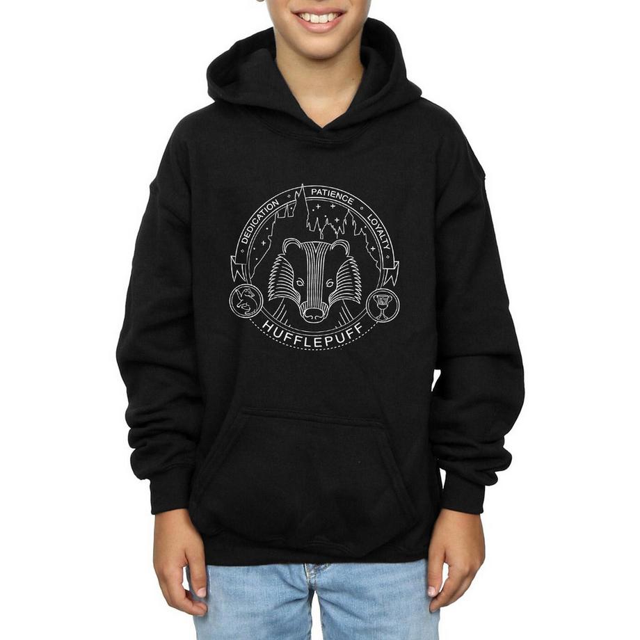 Harry Potter  Sweat à capuche HUFFLEPUFF 