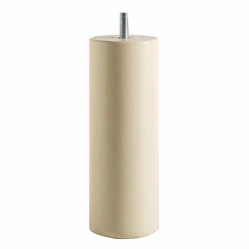 Image of Zylinderförmiger Fuss Für Bettrahmen Unisex Weiss 4 pezzi
