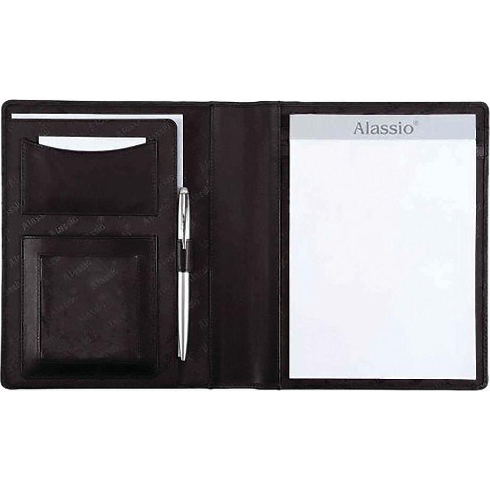 ALASSIO ALASSIO Schreibmappe 23x18x2,7cm 43004 Bormio schwarz  