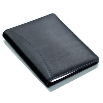 ALASSIO Schreibmappe 23x18x2,7cm 43004 Bormio schwarz