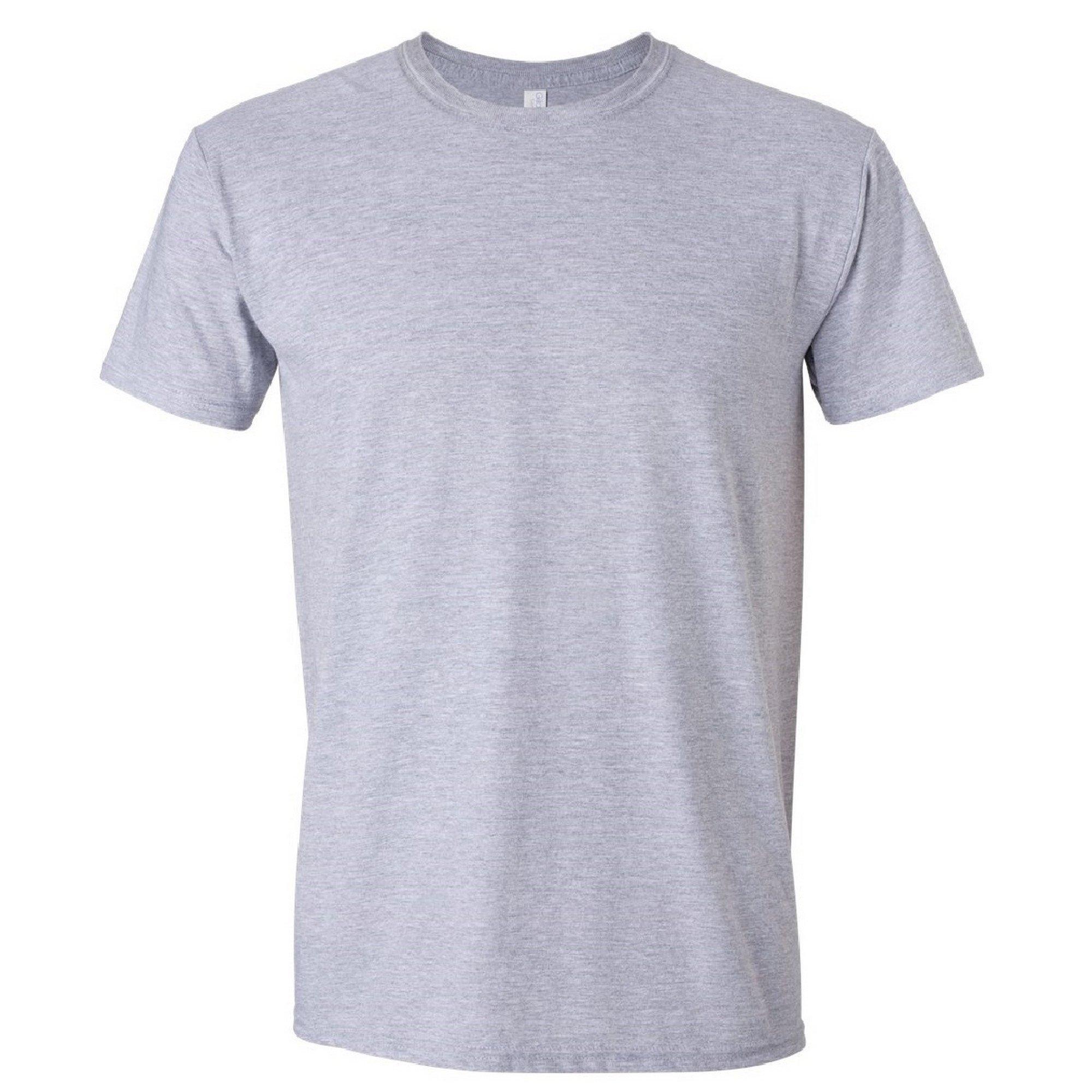 Image of Softstyle Tshirt, Kurzarm, Rundhalsausschnitt Herren Grau XL