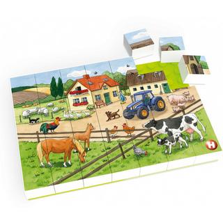 HUBELiNO  Puzzle Leben auf dem Bauernhof (35Teile) 