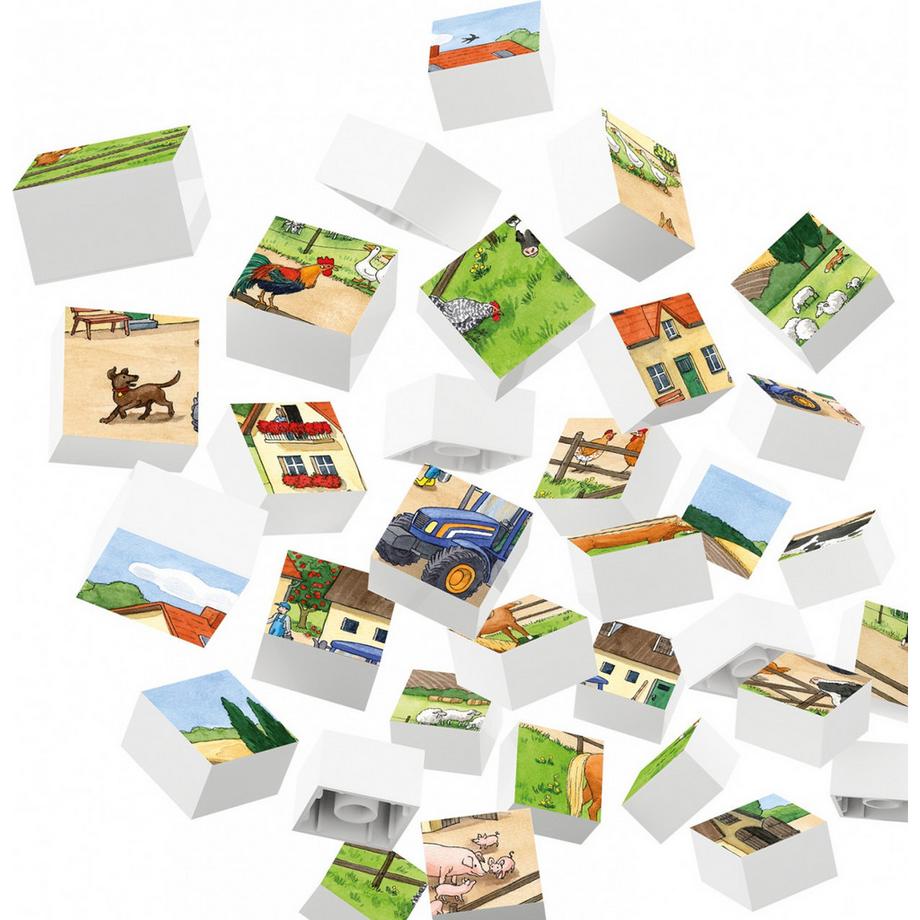 HUBELiNO  Puzzle Leben auf dem Bauernhof (35Teile) 