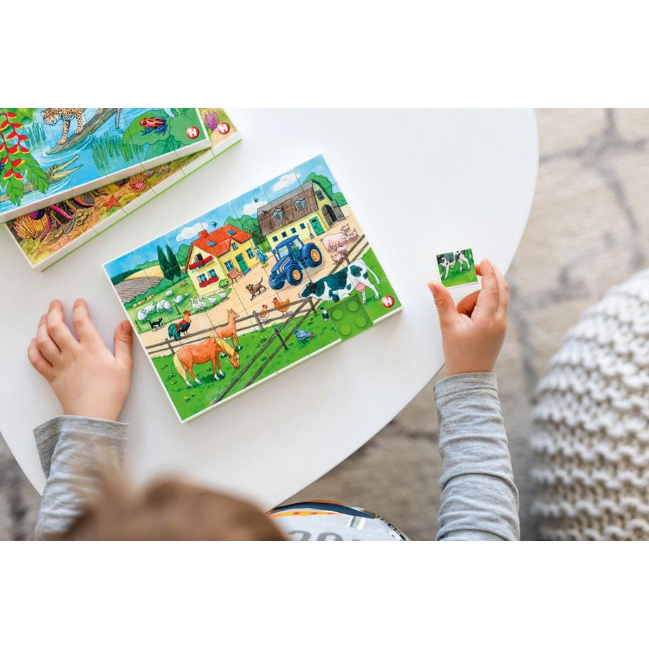 HUBELiNO  Puzzle Leben auf dem Bauernhof (35Teile) 