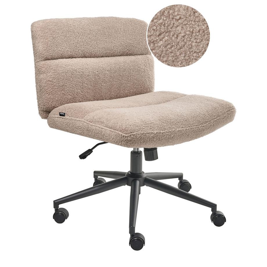 Chaise de bureau en Bouclé  CATLIN