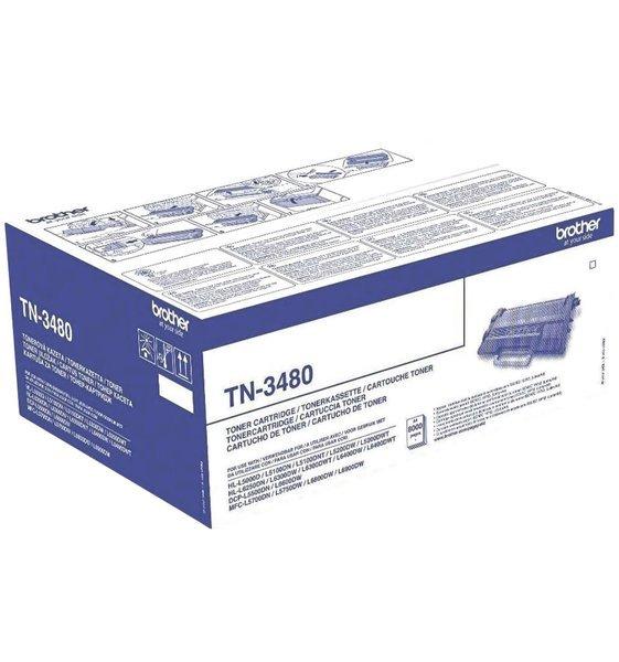 brother  TN-3480 Cartouche de toner 1 pièce(s) Original Noir 