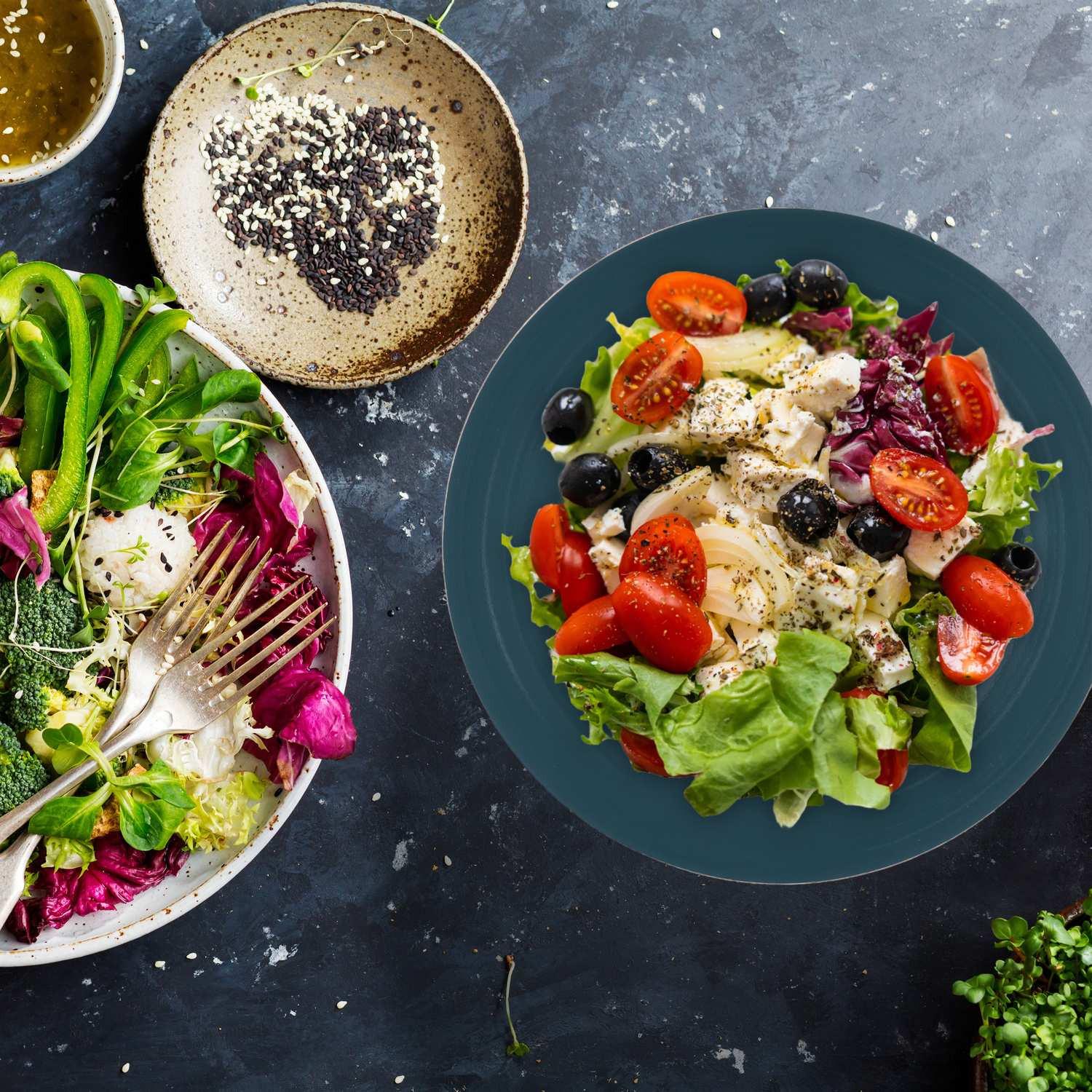 Northix Zweifarbige Servierschüssel aus Edelstahl  