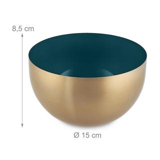 Northix Zweifarbige Servierschüssel aus Edelstahl  