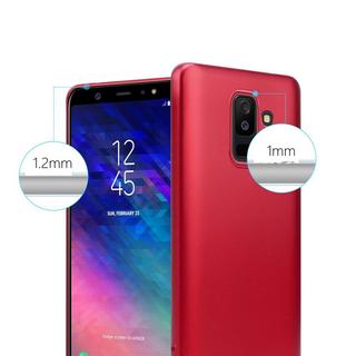 Cadorabo  Housse compatible avec Samsung Galaxy A6 PLUS 2018 - Coque de protection en silicone TPU flexible 