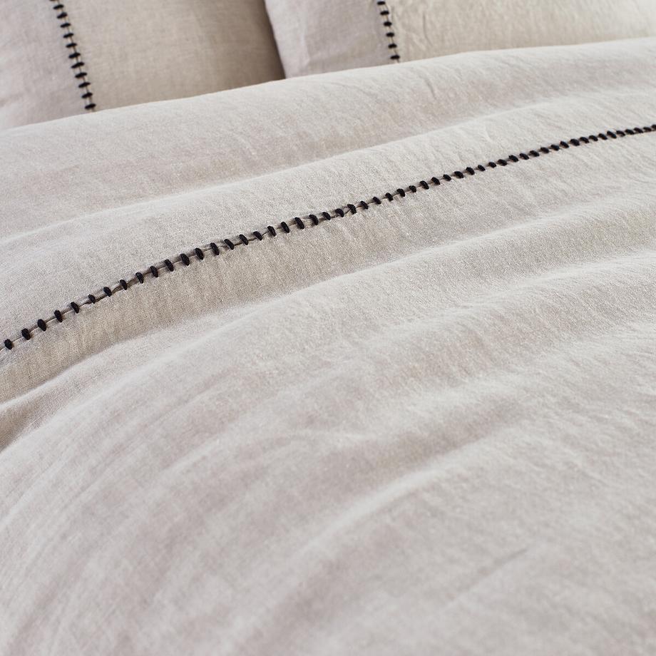 AM.PM Housse de couette lin lavé  