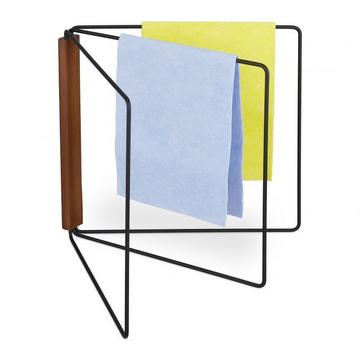 Supporto pieghevole per strofinacci con 3 barre