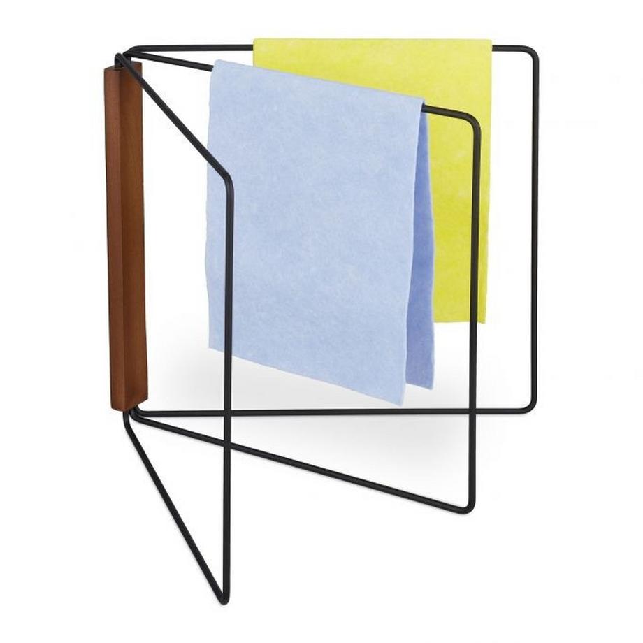 B2X Klappbarer Geschirrtuchhalter mit 3 Stangen  