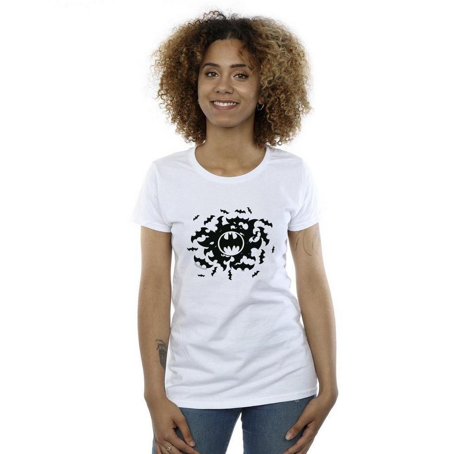 DC COMICS Batman Bat Signal Swarm T-Shirt  