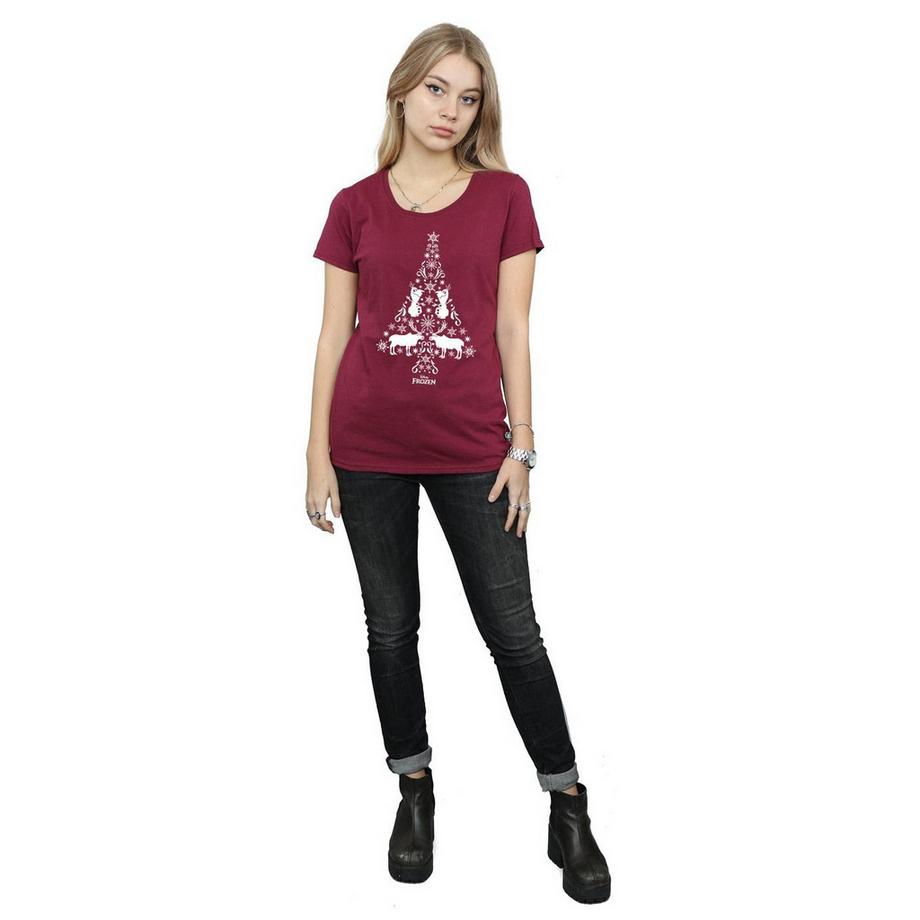 Disney Frozen T-Shirt Albero di Natale  