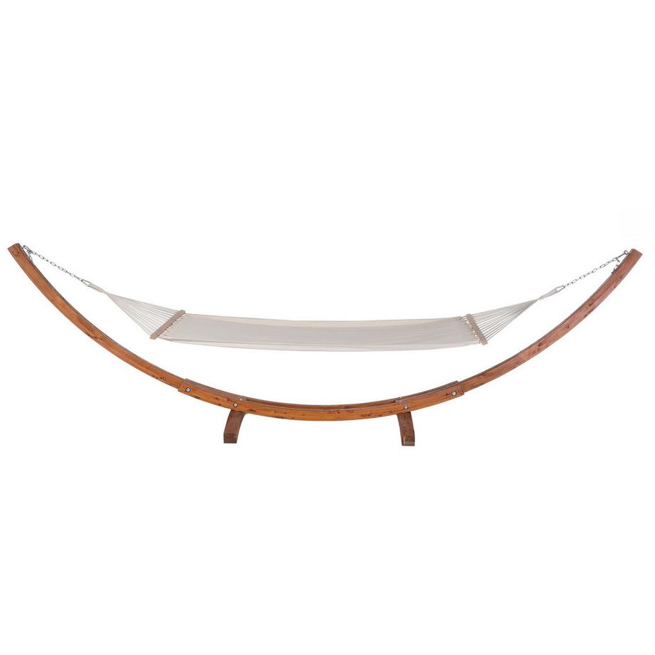 Beliani Hängematte aus Lärchenholz Skandinavisch TREVISO  