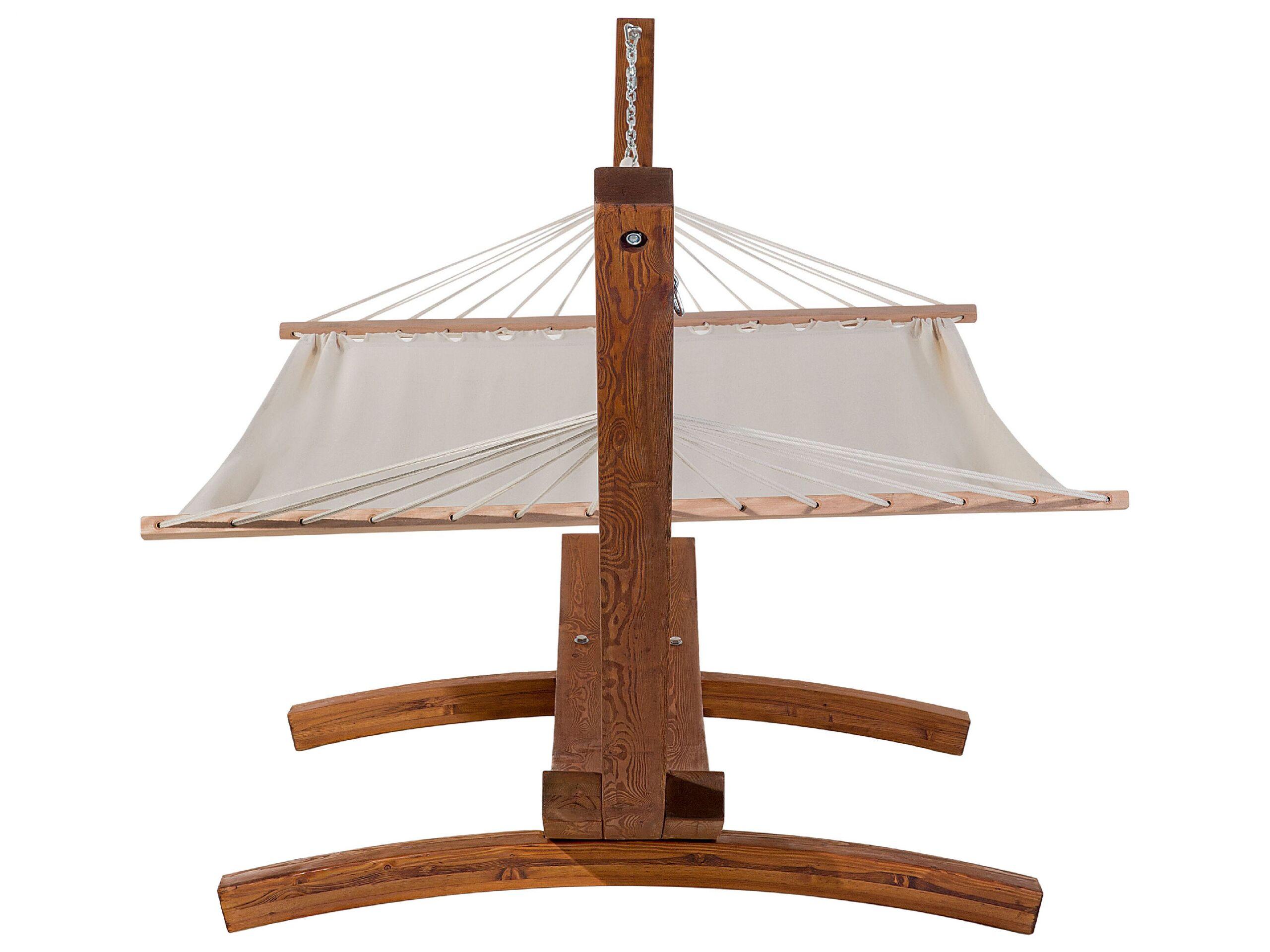 Beliani Hamac en Bois de larix Scandinave TREVISO  