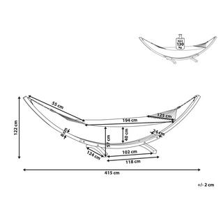 Beliani Amaca en Legno di larice Scandinavo TREVISO  