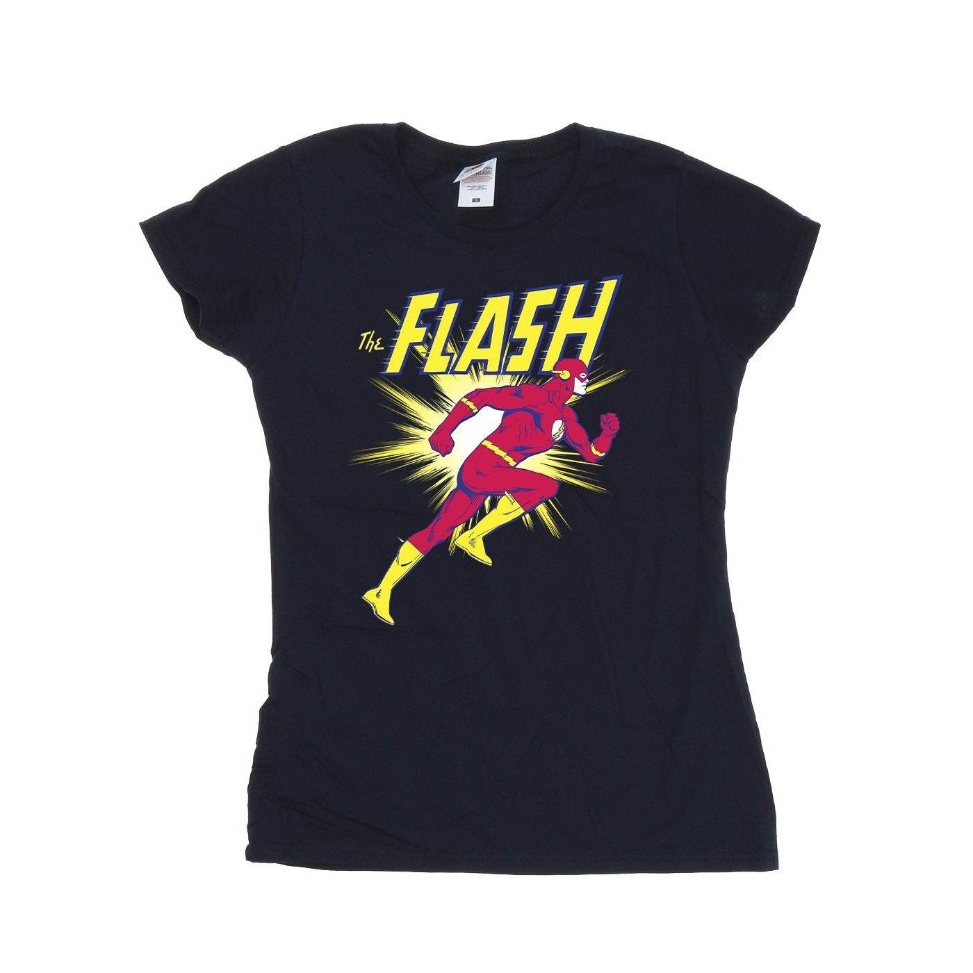 Image of The Flash Running Tshirt Damen Marine XL