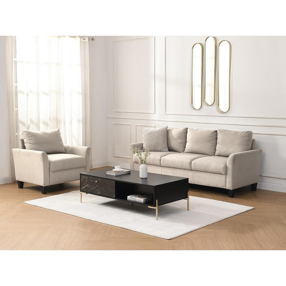Vente-unique Couchttisch nicht ausziehbar CIEMILA  