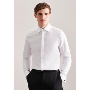 Chemise de soirée Slim Fit Manche longue Uni