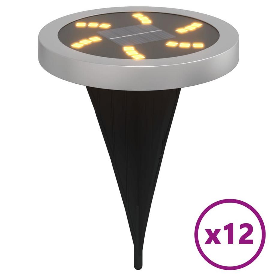 Lampe solaire au sol