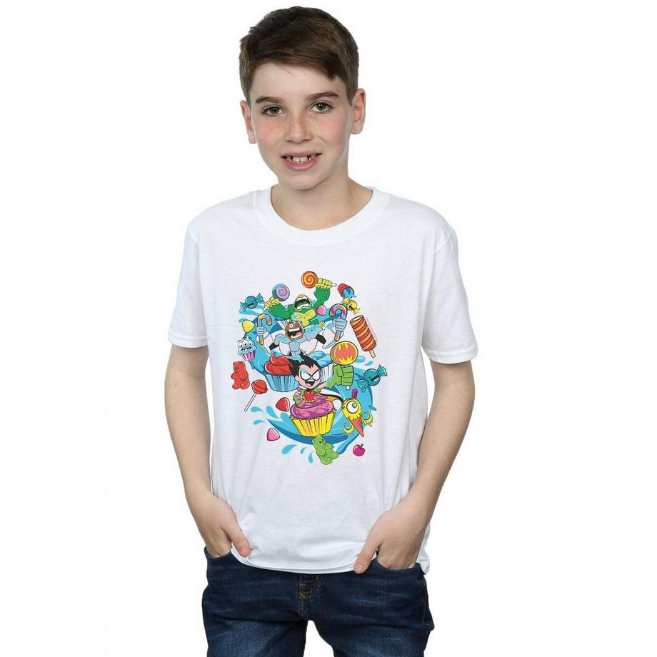 DC COMICS  Teen Titans Go Candy Mania TShirt 